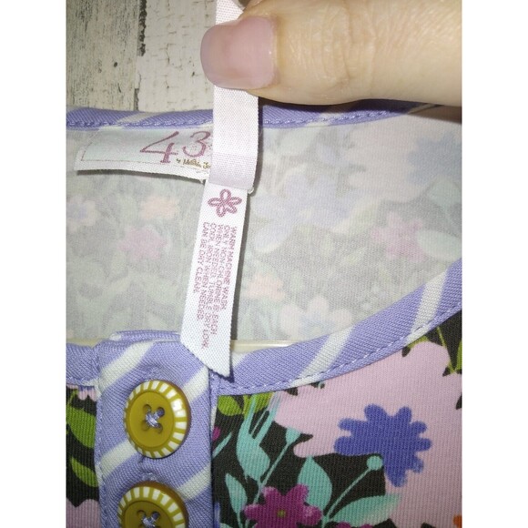 MATILDA JANE 435 TWEEN GIRLS  BEAUTIFUL  FLORAL LONG SLEEVE  DRESS GIRLS  10 - Picture 5 of 6